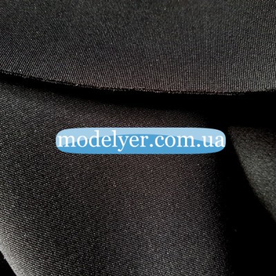 Ткань Дайвинг плотный (черный)